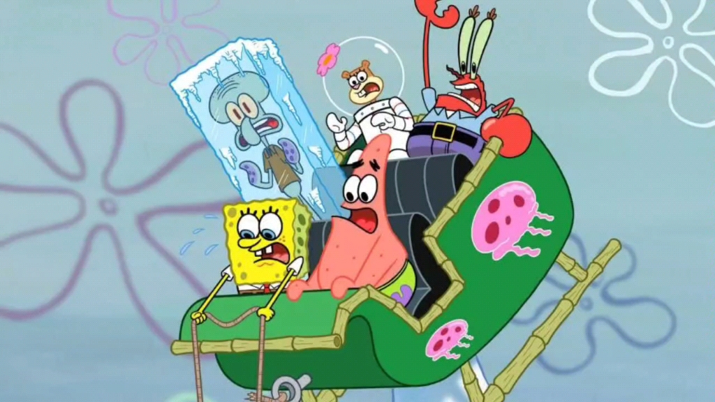 海绵宝宝搞笑表情包打卡