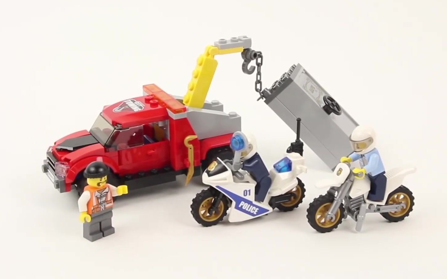 [brick builder] 乐高速拼 60137 追踪重型拖车 [city]