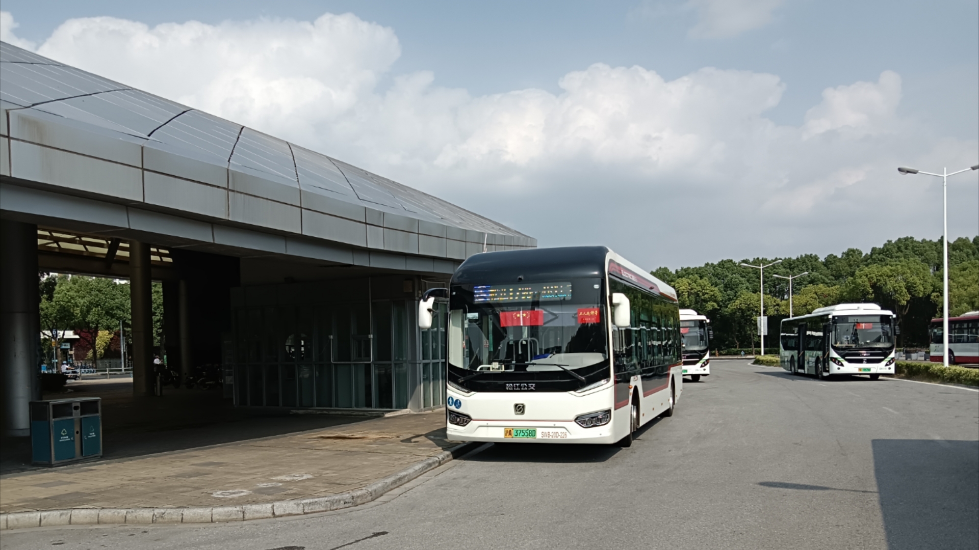 [上海公交](松江公交)松江17路原声原速pov 松江汽车东站方向