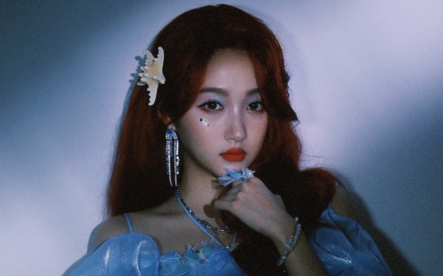 关晓彤王牌对王牌人鱼妆造 卡点