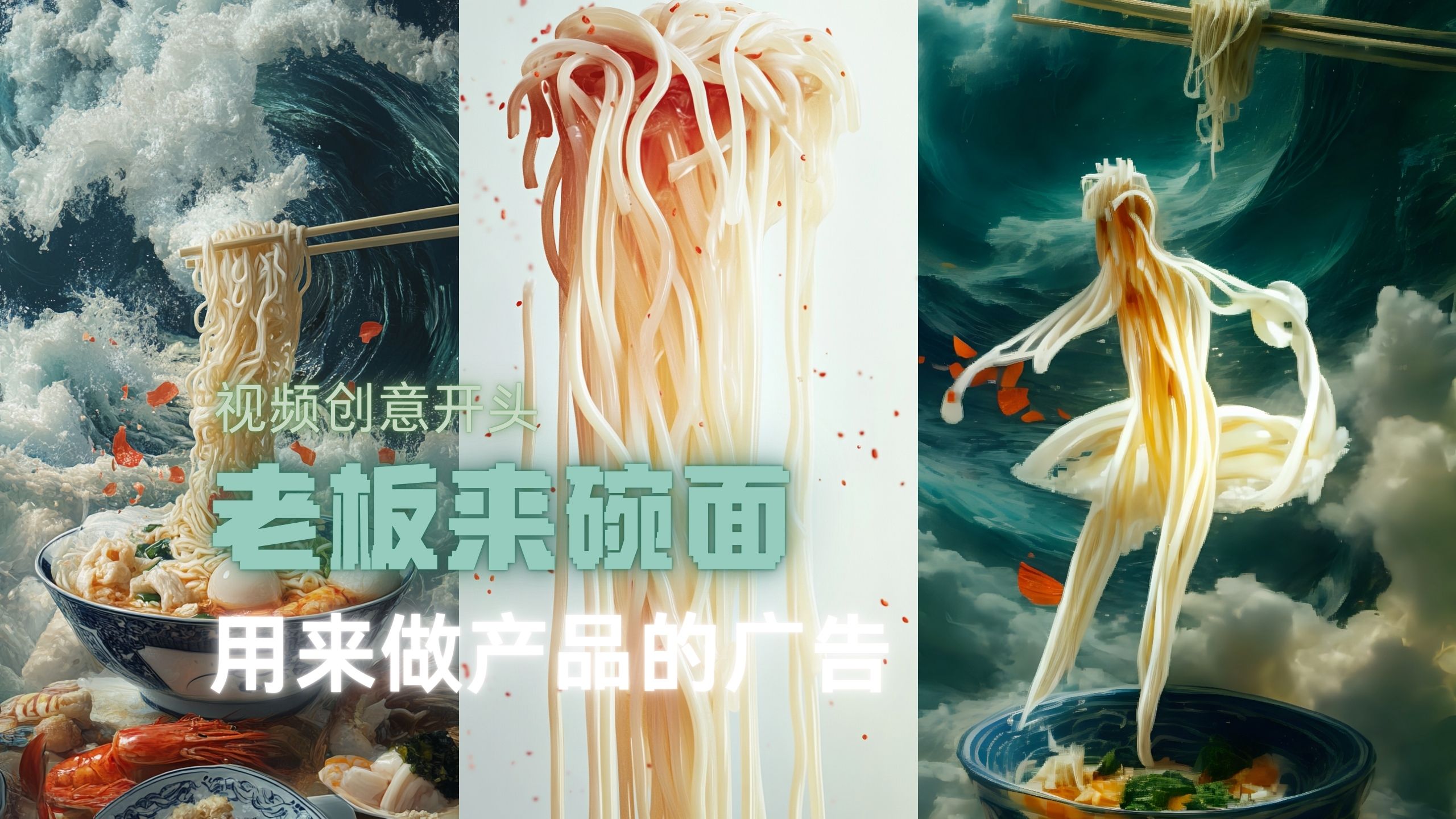 老板来碗牛肉拉面不要面 用来做产品的广告开头可能也不错comfyui