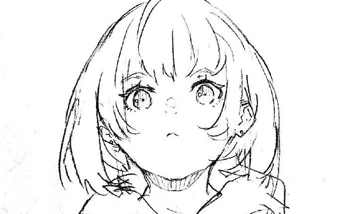 零基础二次元少女绘画 临摹,原速