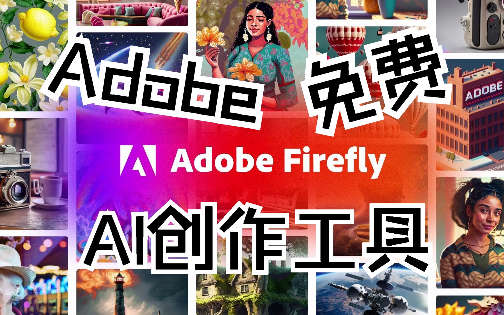 你还在用PS吗?Adobe 全新免费网页版AI创作工具将改变一切!哔哩哔哩bilibili