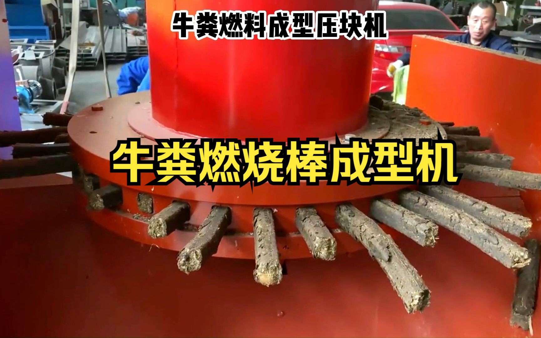 牛粪压块机 牛粪燃料成型机 牛粪燃料棒压块机