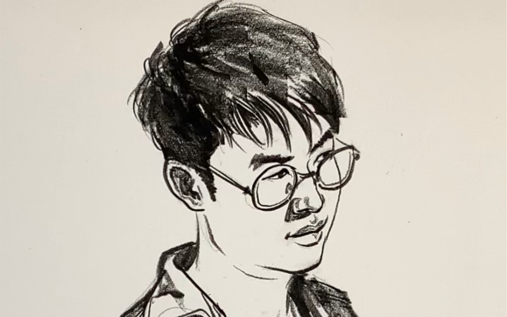 志雄速写教学:头部上调子