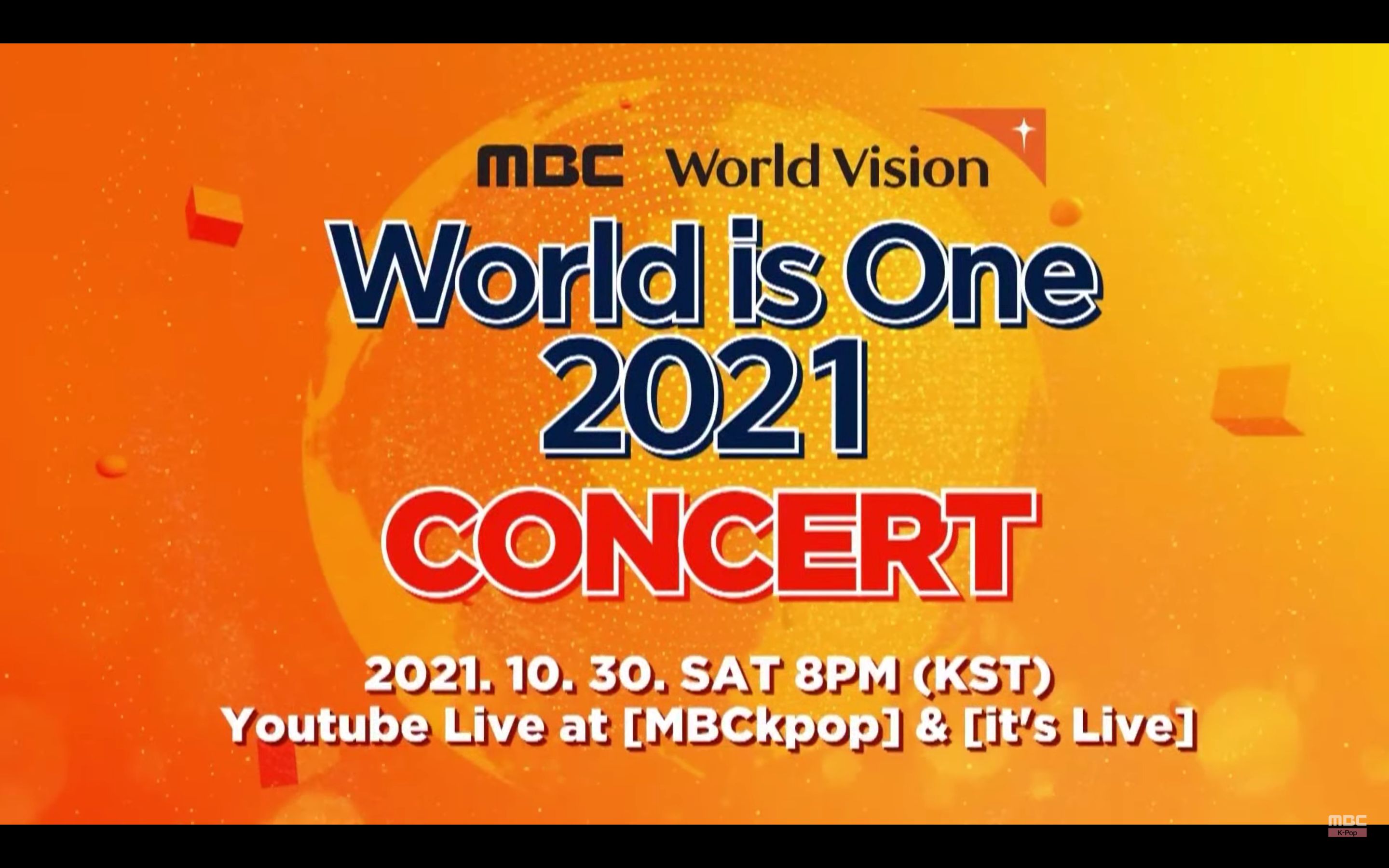 [图]【完整全场】211030 MBCx宣明会 World is One 2021 公益演唱会