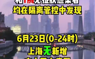 下载视频: 6月23日，上海新增本土确诊病例2例、无症状感染者1例