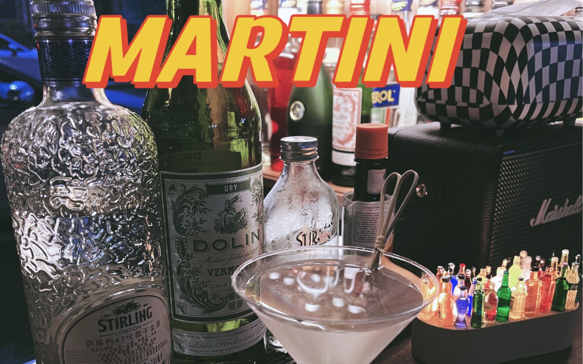 [图]今日调酒分享|Dry Martini