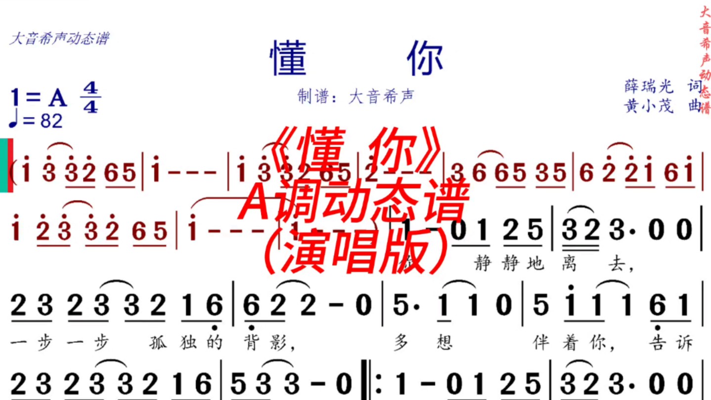 萨克斯懂你简谱图片