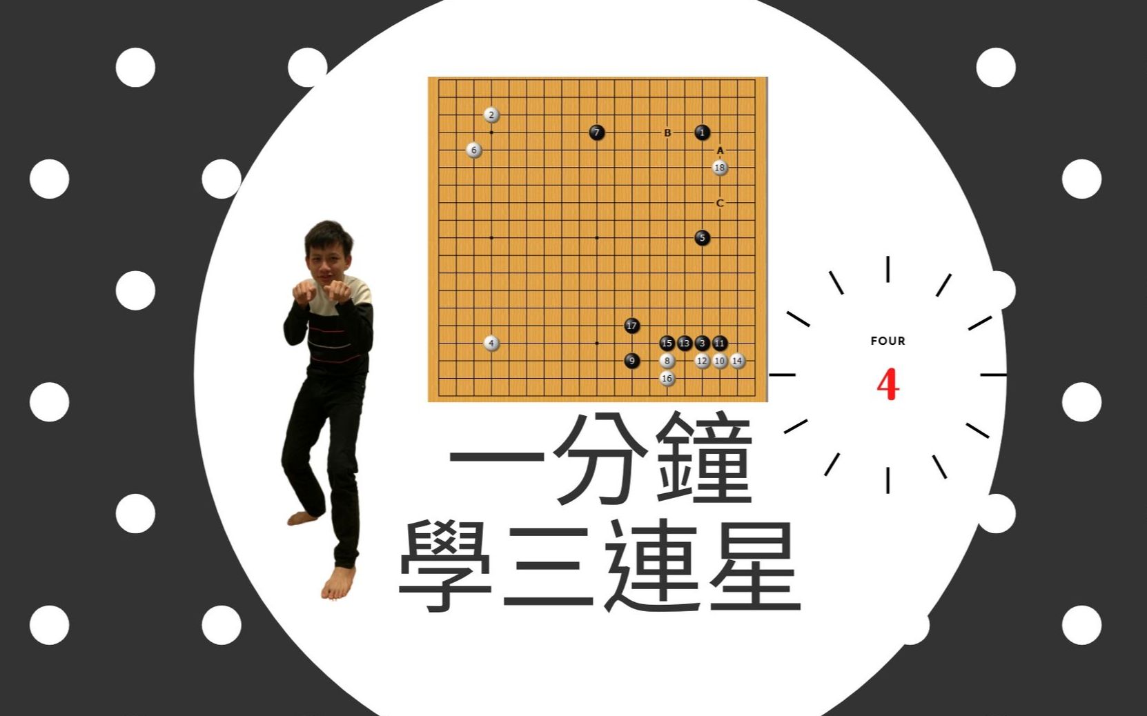 围棋教学第四部一分钟学三连星