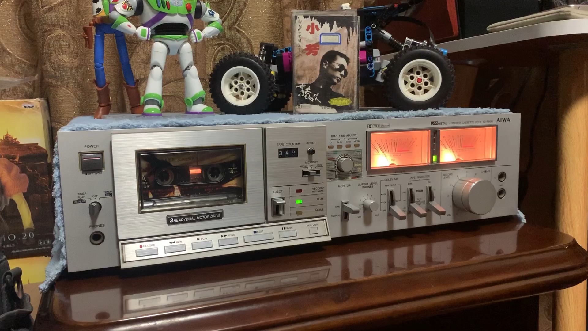 爱华三磁头卡座f66m试听90年代原版磁带李春波《小芳》_哔哩哔哩_bili