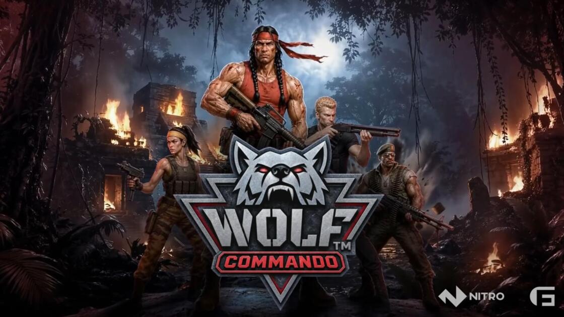 街机风格射击《 Wolf Commando》_哔哩哔哩_bilibili