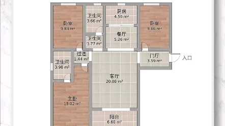 主次卧门相冲,主卧卫生间门对着床,看视频教你化解.哔哩哔哩bilibili