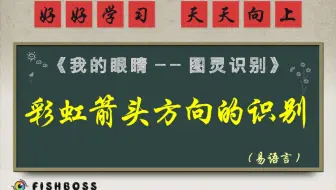虹鱼图灵识别：彩虹箭头方向的识别（易语言）