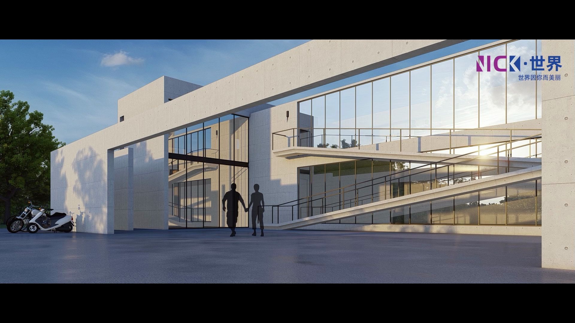 安藤忠雄 芝加哥的住宅lumion动画