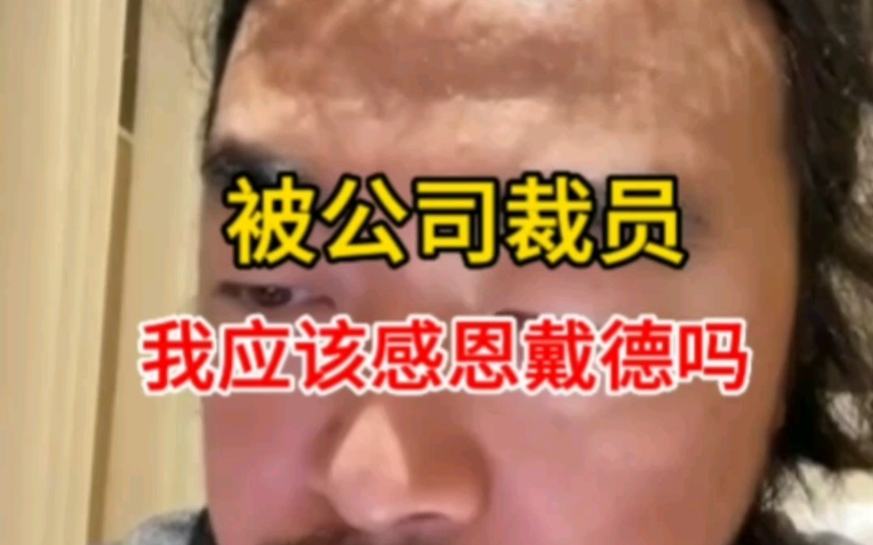 “峰哥,被公司裁员,凭啥我还要感恩戴德?”哔哩哔哩bilibili