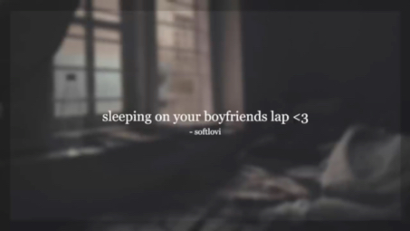 [图]【Softlovi】sleeping on your boyfriends lap