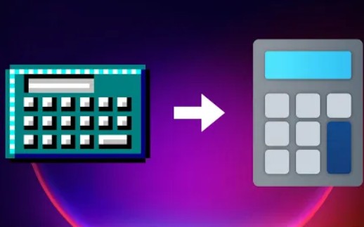 Windows图标发展史:计算器哔哩哔哩bilibili