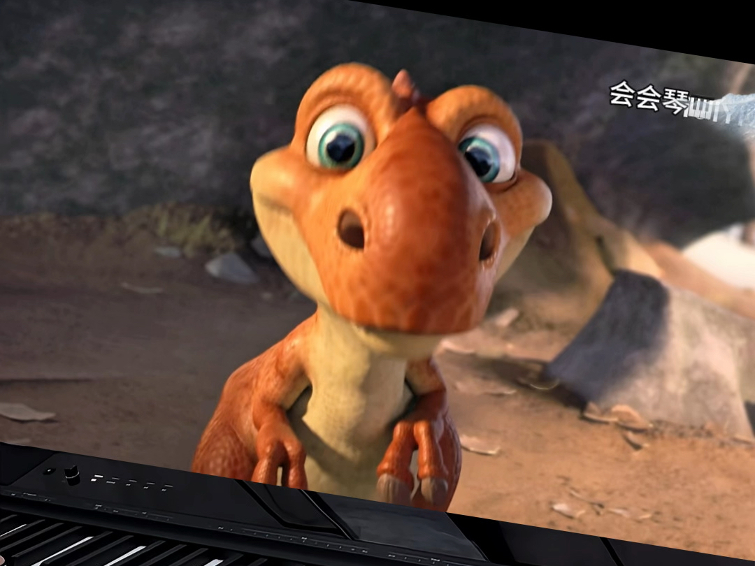 "树懒无痛当妈,孩子竟是恐龙"#钢琴 #手动配乐 #冰川时代3 #恐龙