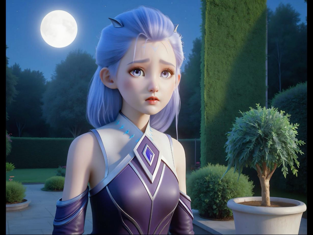 王者荣耀,命运之章,露娜小时候,评论区打出喜欢的女神,看见会发的哦