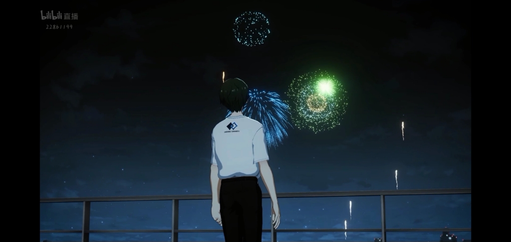 [偶像梦幻祭烟花大会]莲巳敬人自存直播录屏
