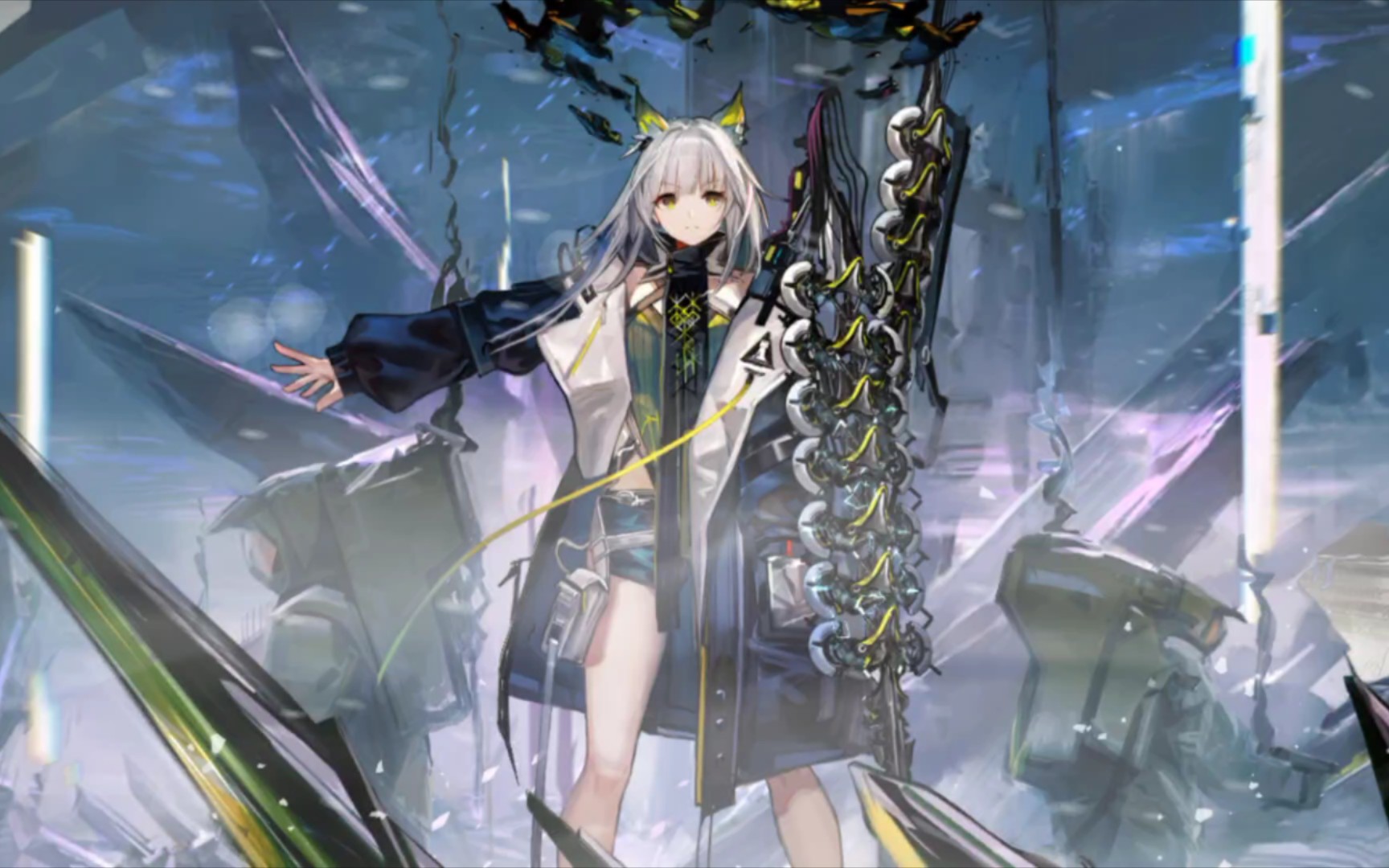 20秒告诉你凯尔希皮肤有多涩