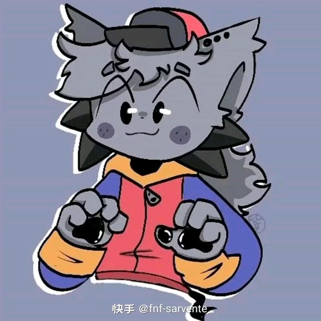 fnf kapi 我用ai画的左边是原图 右边是画过的