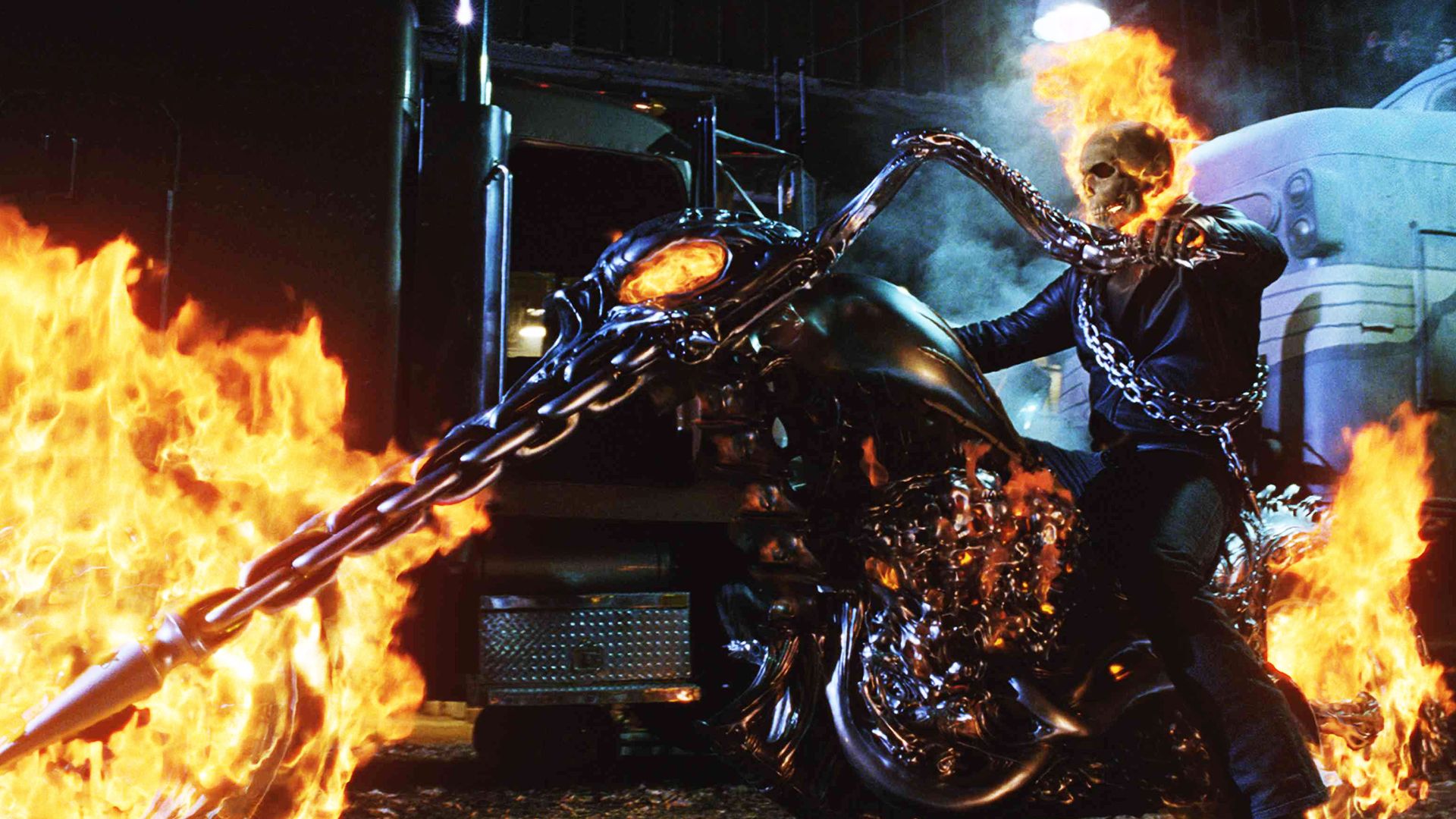 恶灵骑士首次变身,每一个脚步都会留下火印