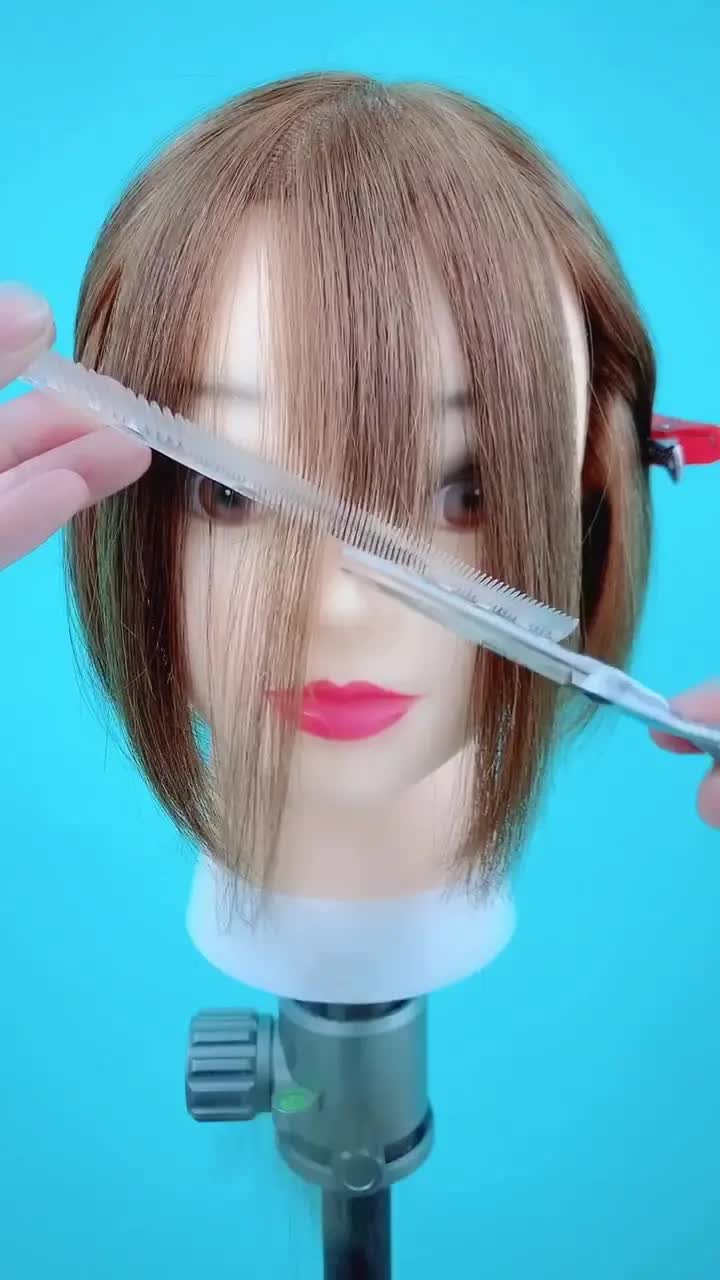 微偏斜刘海这样剪,你爱了吗