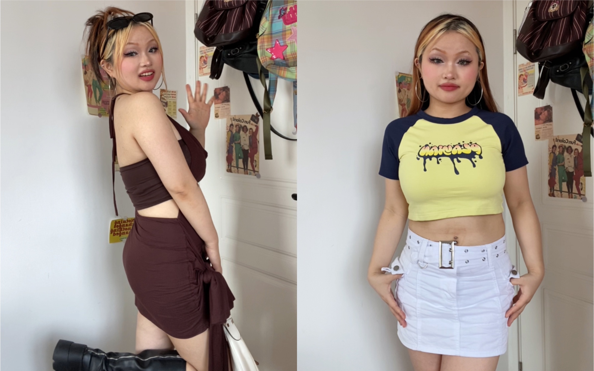 4套夏日微胖辣妹穿搭分享