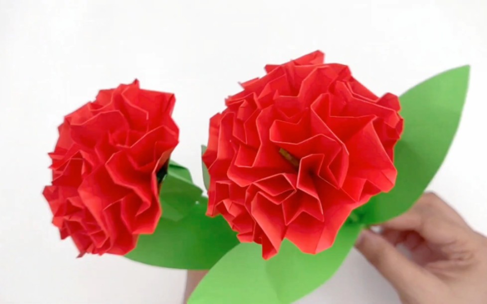 一束漂亮的手工纸花|创意手工diy折纸教程