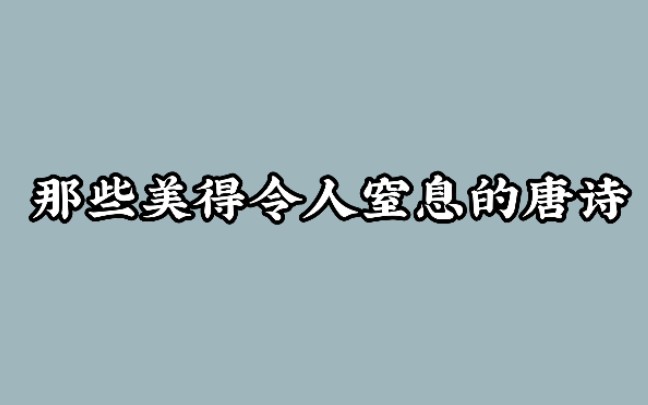 【高品质书摘】品味古诗中的四季之美,山川草木、闲阳流水人间味哔哩哔哩bilibili