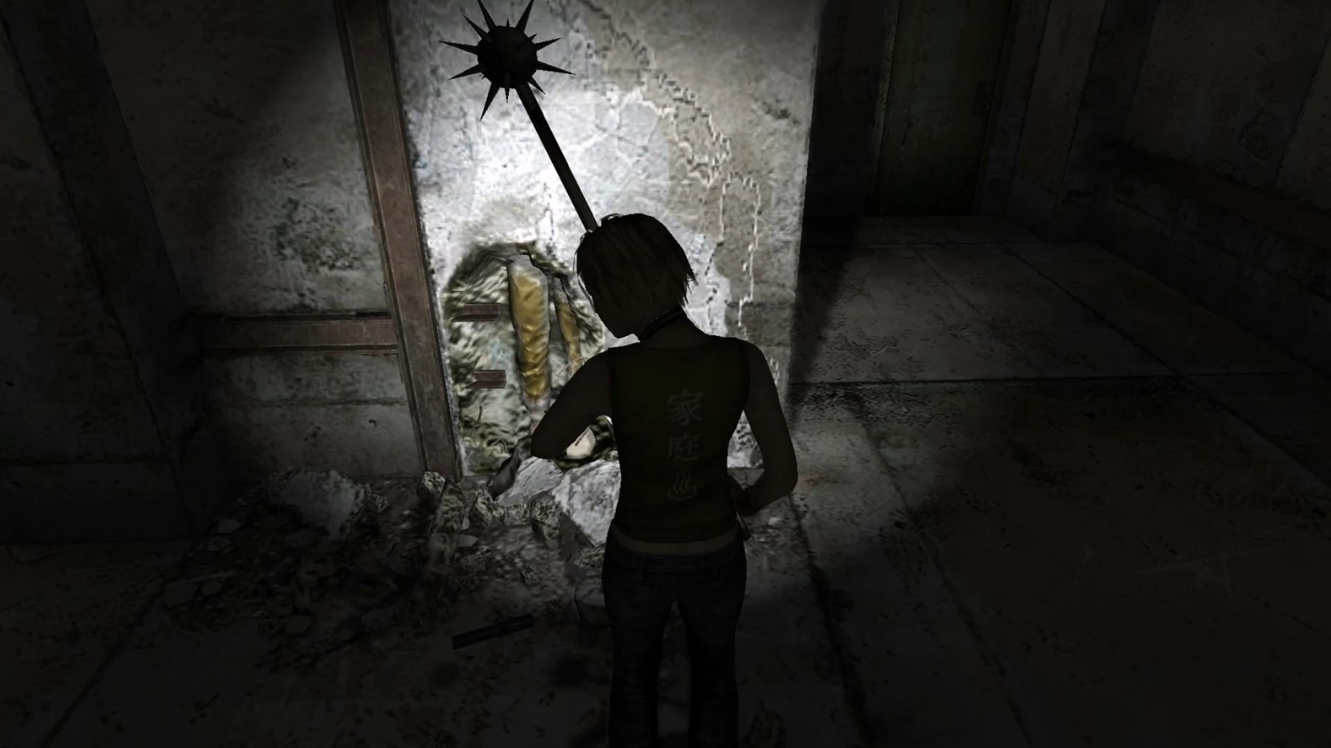 《寂静岭3》墙内尸体彩蛋,及消音器测试