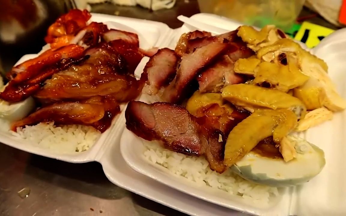 盒饭的最终奥义,还得看香港烧腊碟头饭,双拼卖26确定不亏本?