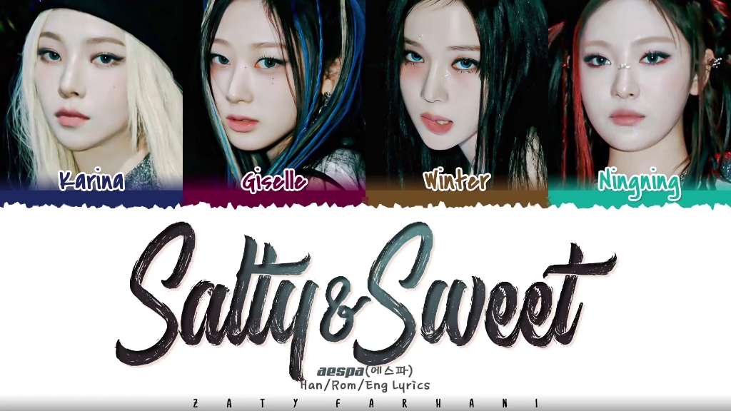 aespa收录曲《Salty & Sweet》歌词分配版哔哩哔哩bilibili