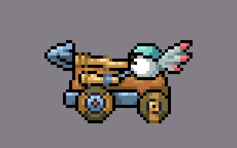 【教你画像素画】像素画疯狂坦克明暗上色示范