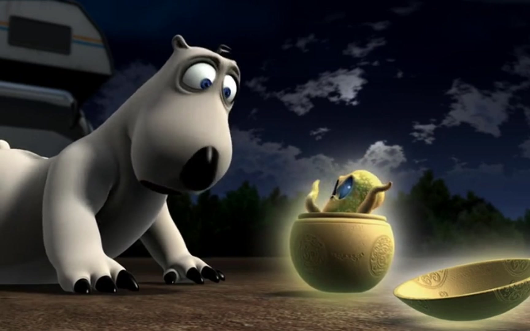 每日一笑之倒霉熊遇外星人配音_哔哩哔哩 (゜-゜)つロ 干杯~-bilibili