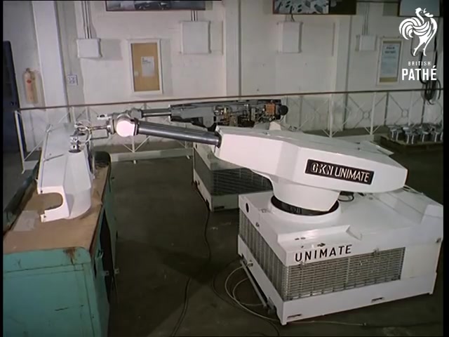 原来机械手臂50年前就有1968年工业机器人的原型unimate彩色纪录片