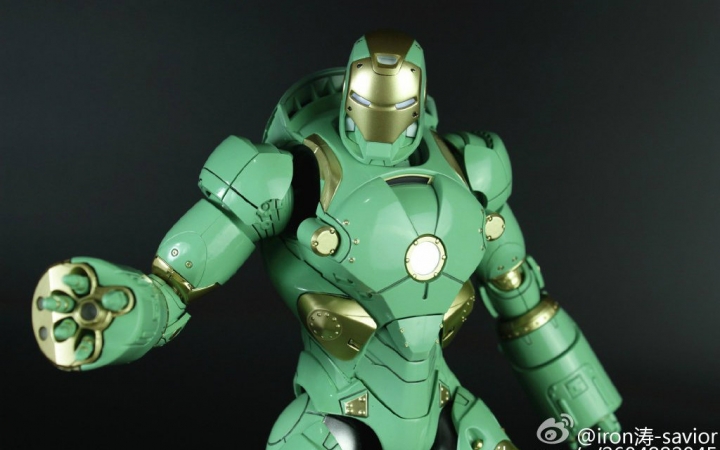 涛哥测评kingarts钢铁侠mk37ironman19合金可动深海装甲