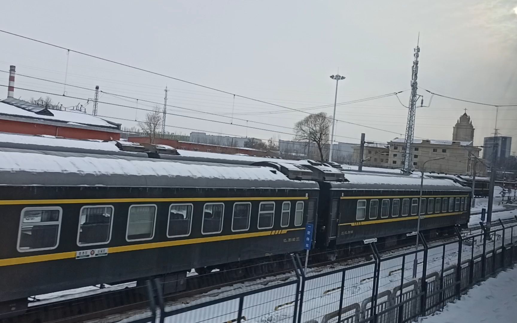 【国铁61普速】20220220 k728/5/8 牡丹江机务段通过