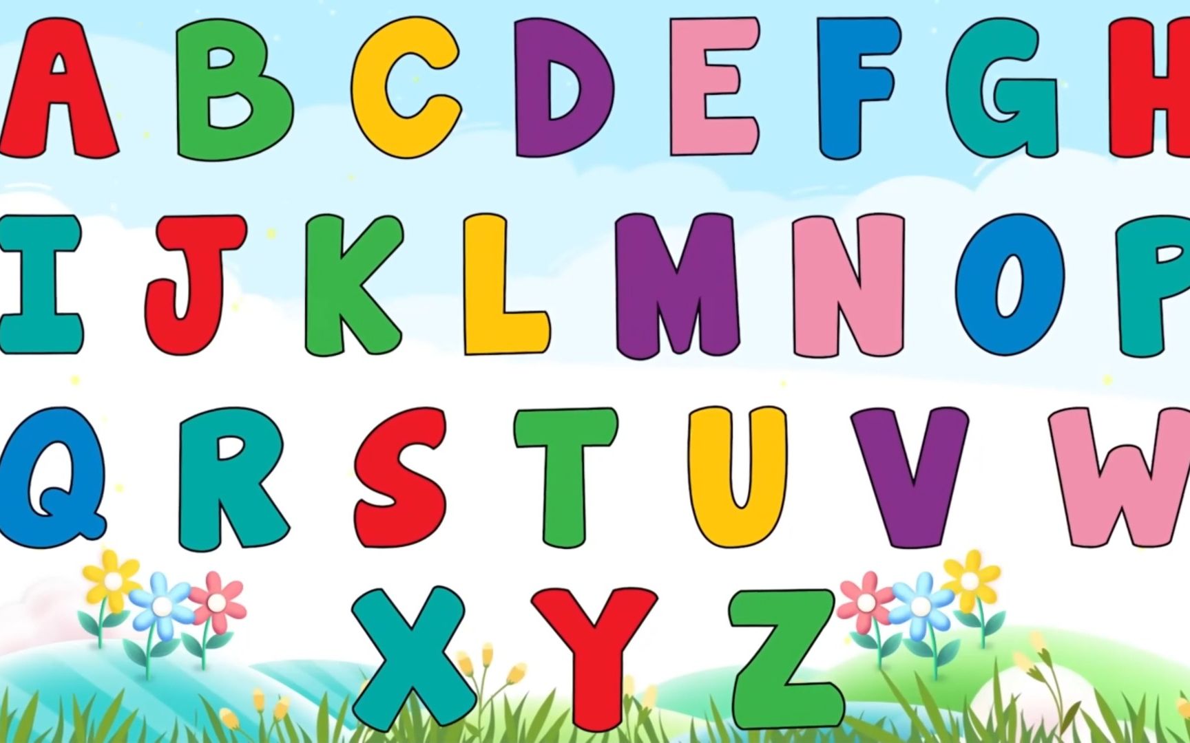 [图]字母儿歌 ABC Song _ Learn ABC Alphabet for kid _ Phonics song