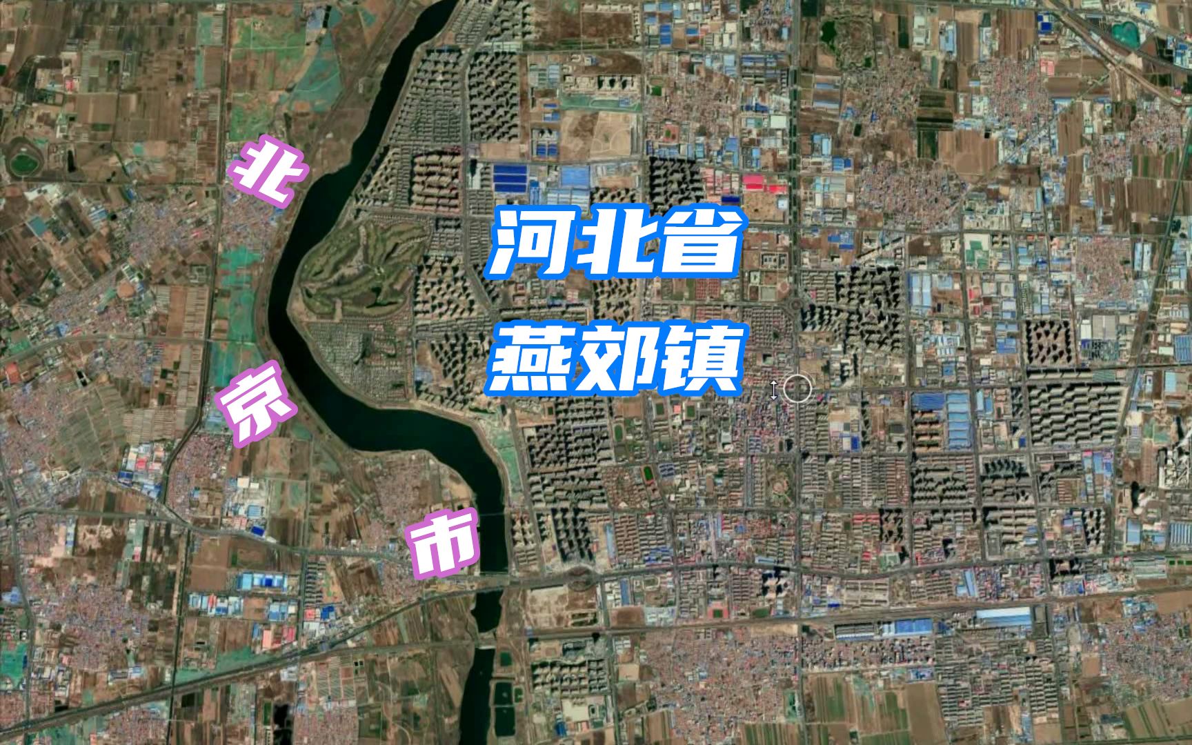 燕郊镇区域图图片