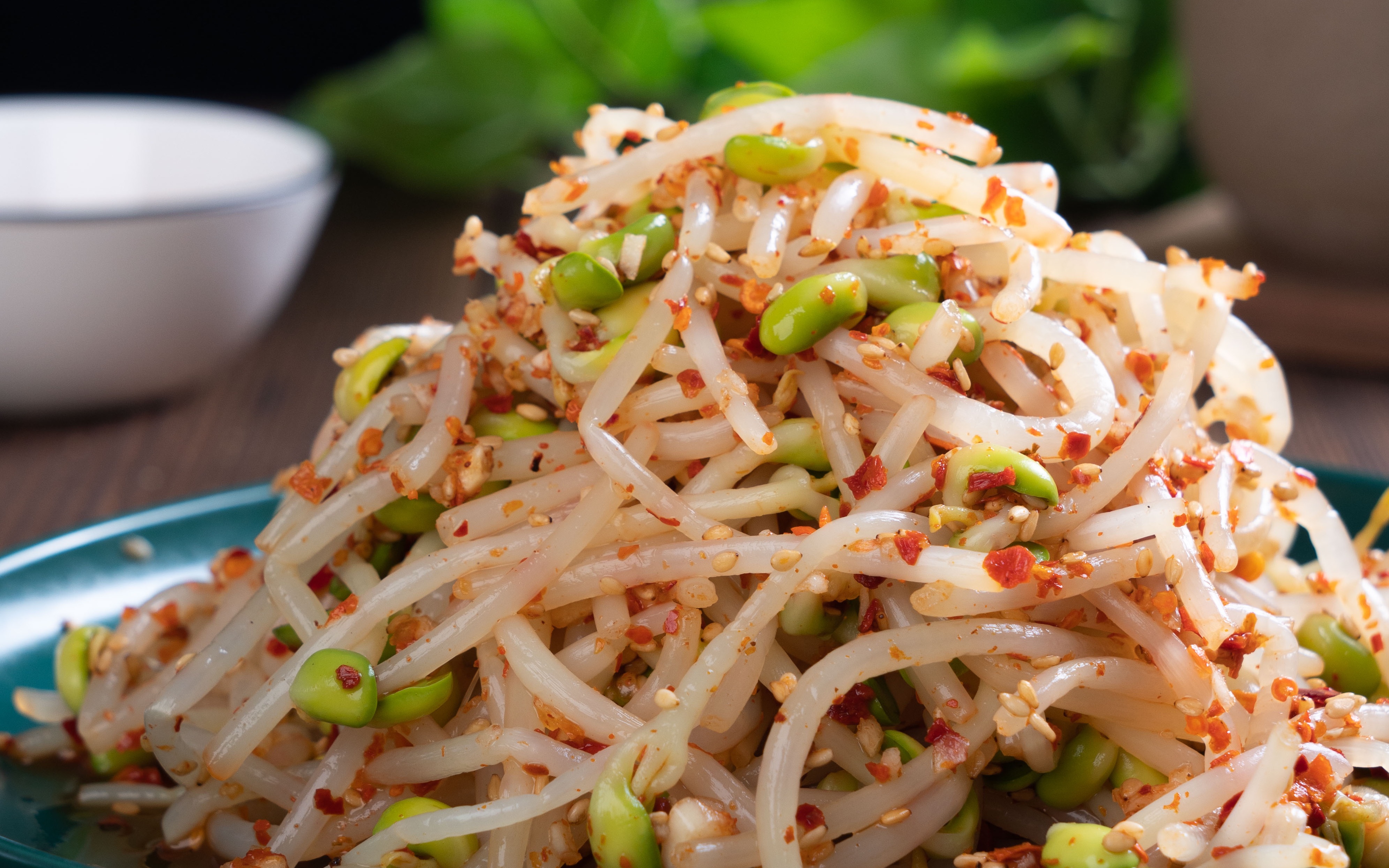 朝鲜族拌黄豆芽