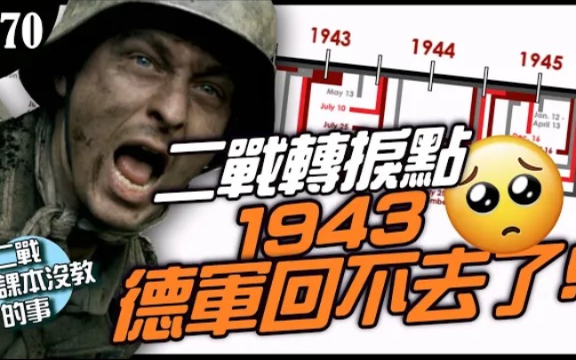 [图]《二战课本没教的事》二战的转折点在那？1943德国注定走向衰亡？