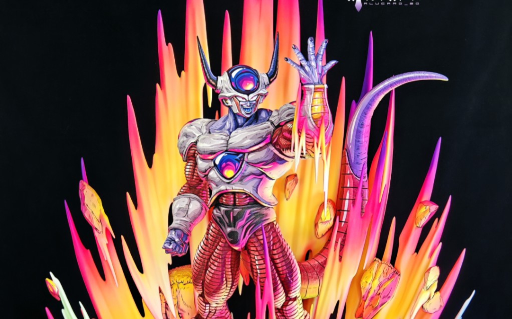 白洞弗利萨二型态漫画色重涂