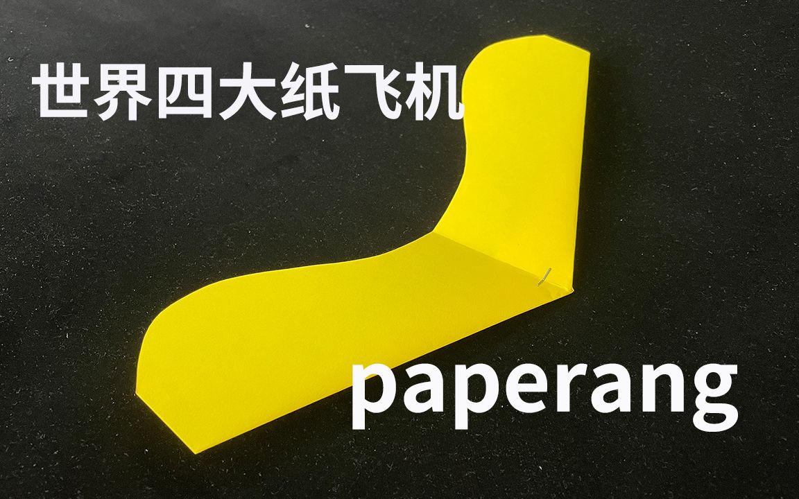 [图]世界四大纸飞机之一Paperang，酷似B2隐形机，飞的太久了