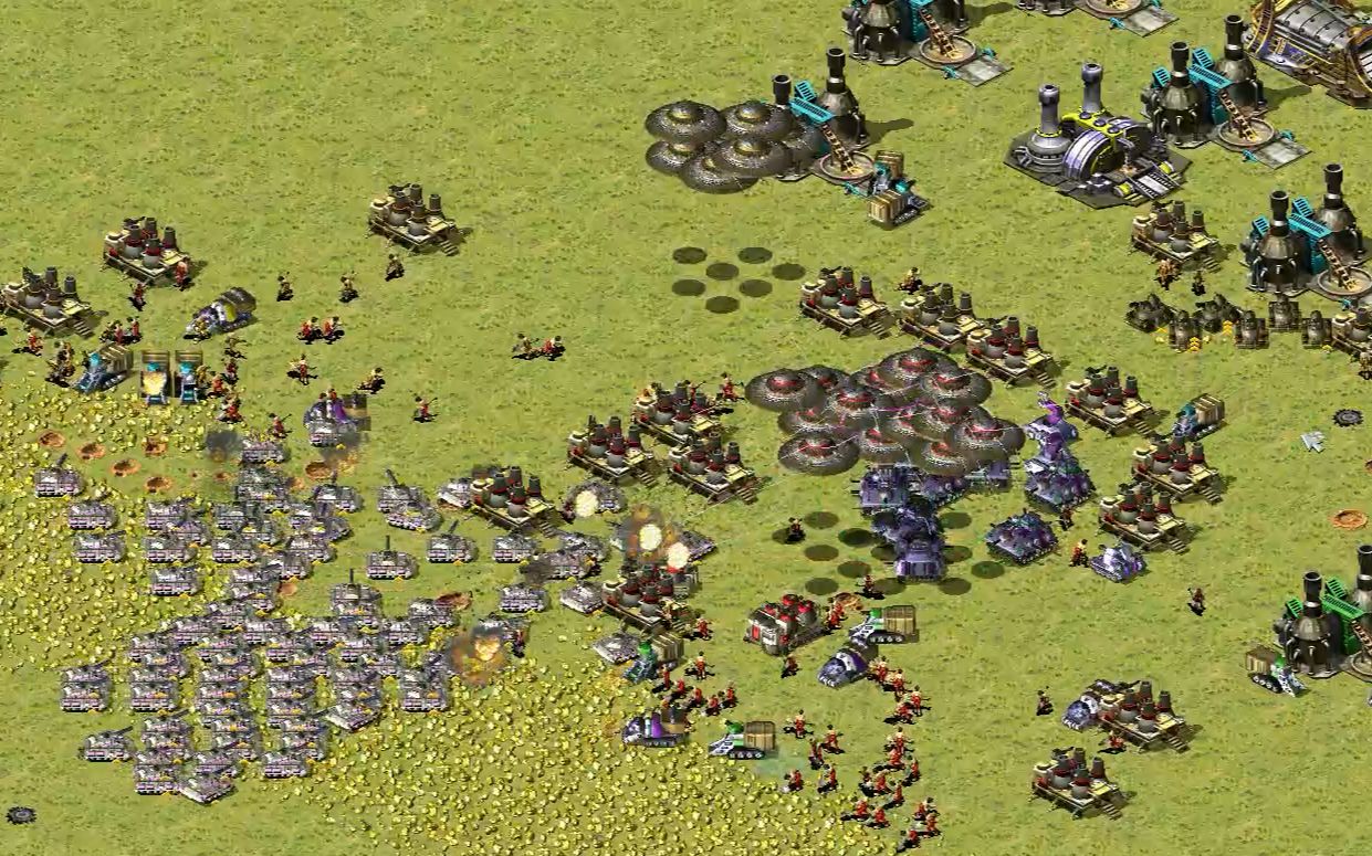 【红警2】能够1v7的超级趣味地图!