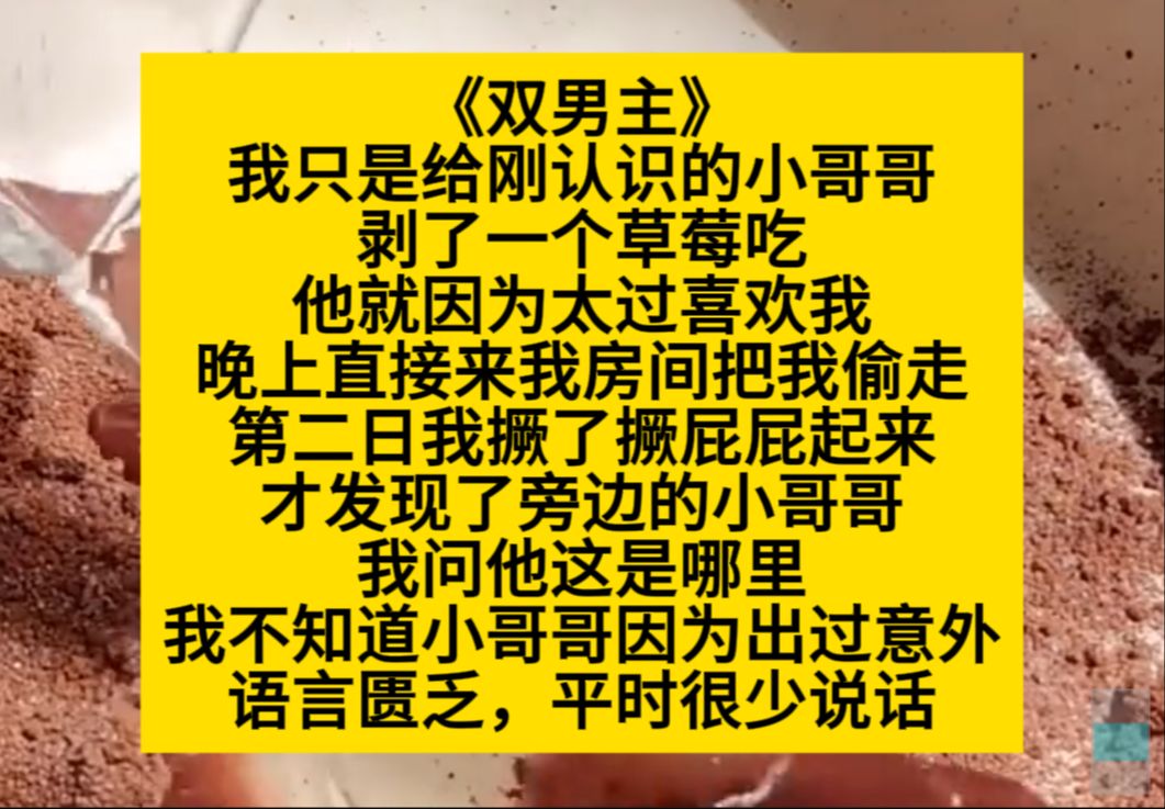 双男主 我只是给刚认识的小哥哥剥了个草莓吃,晚上就被他偷走了……小说推荐哔哩哔哩bilibili