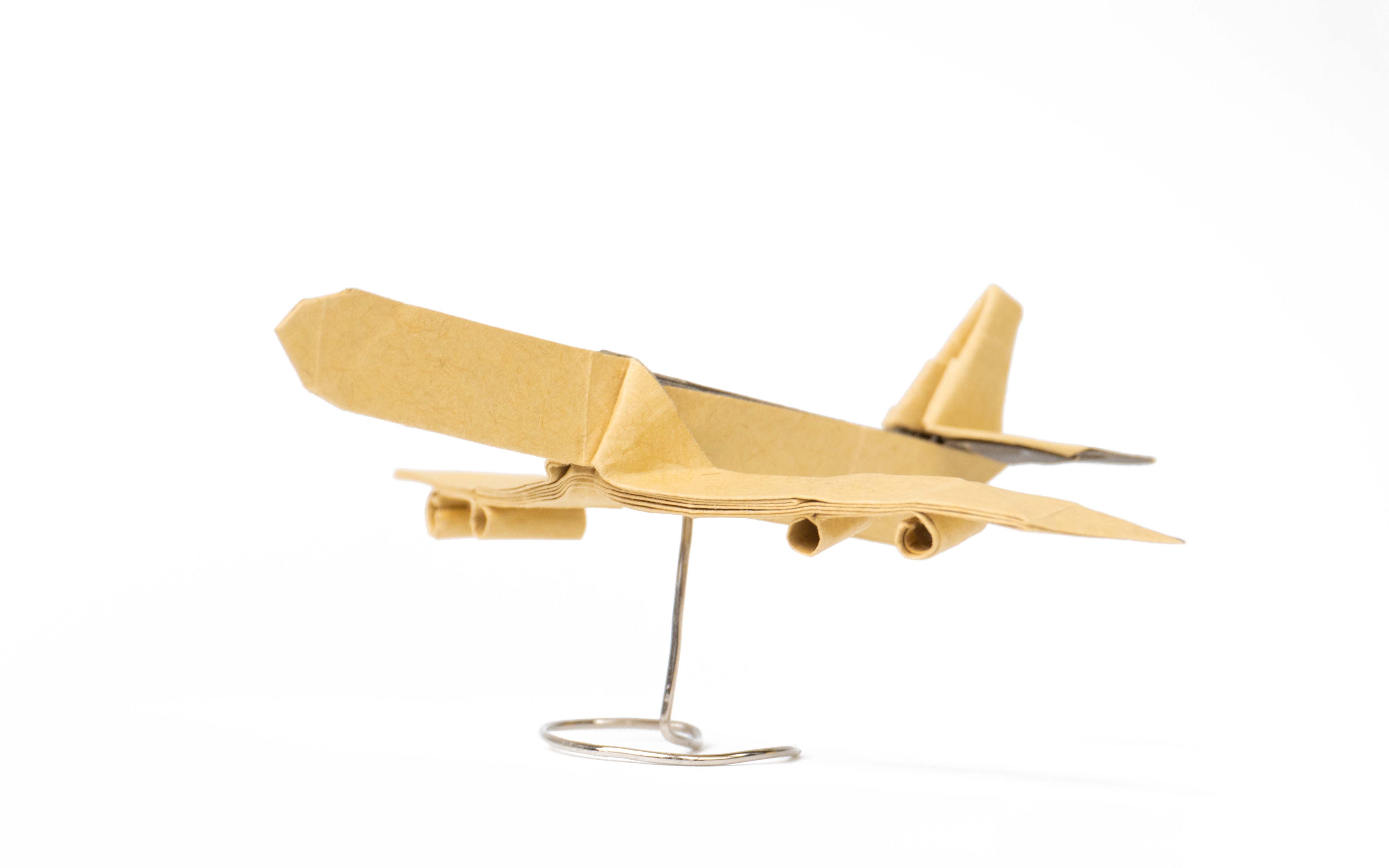 【折纸教程-单纸】波音707(boeing 707) marc kirschenbaum