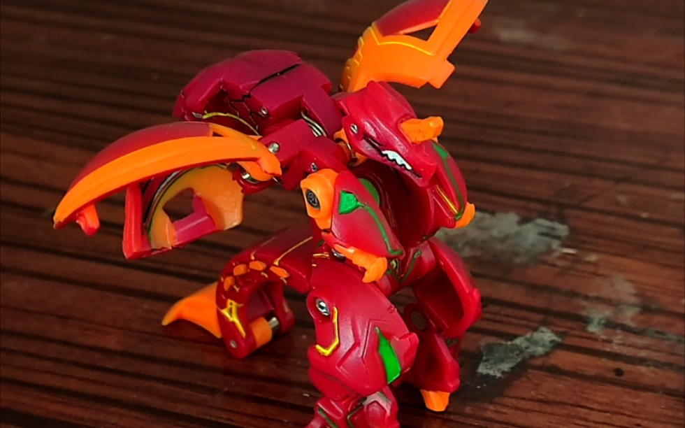 爆丸battle planet二,三阶烈火独角龙小把玩_哔哩哔哩_bilibili